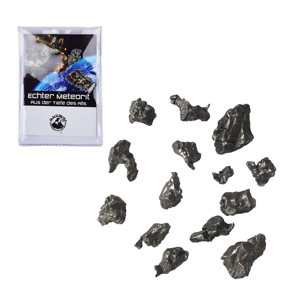Meteorito con tarjeta de certificado en bolsa (15 g/VE) | Marco Schreier