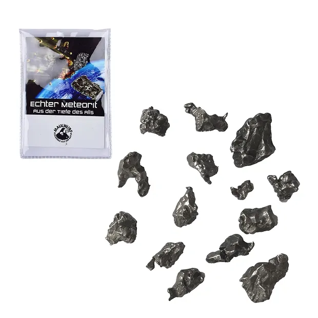 Meteorito con tarjeta de certificado en bolsa (15 g/VE) | Marco Schreier