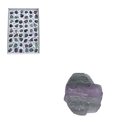 0907201154 Rohsteine Fluorit, 2,5 - 4,2cm (54 St./VE) | GH Edelsteine, Heilsteine & Schmuck