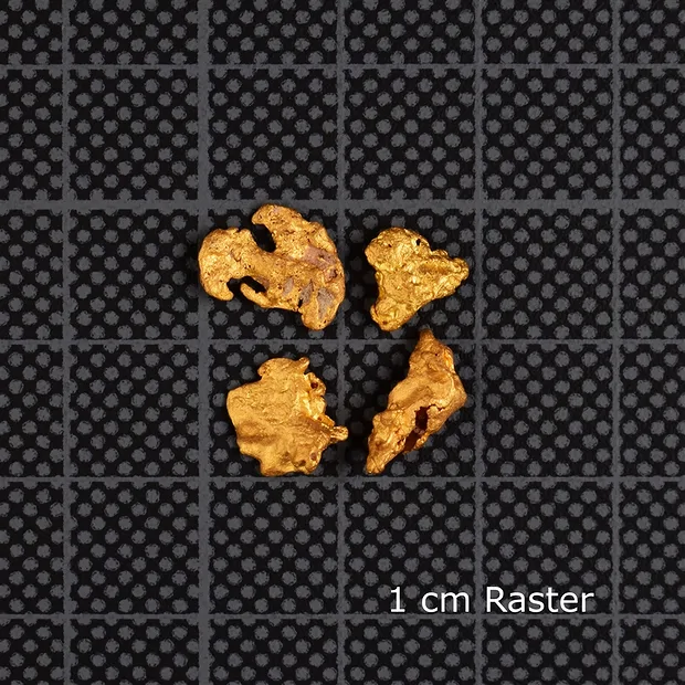 Gold nugget Gold Triangle/Australia 0.8 - 0.9g in pouch | Marco Schreier