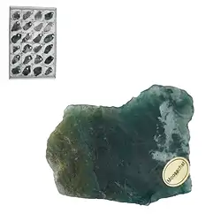 0911402024 Moss Agate rough stones, 03 - 06cm (24 pcs./ PU) | Marco Schreier