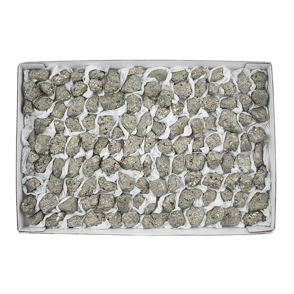 Rohsteine Pyrit Chispa, 2,0 - 2,5cm (100 - 120 St./VE) | Marco Schreier