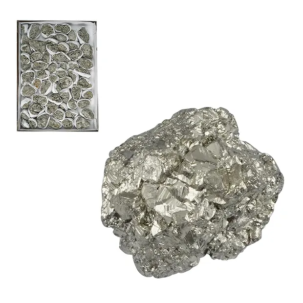 Rohsteine Pyrit Chispa A, 02 - 04cm (50 - 70 St./VE) | Marco Schreier