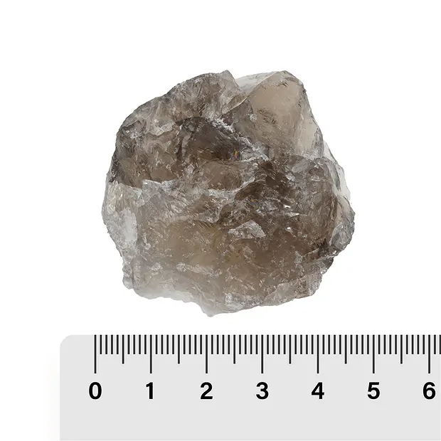 Mini flat rough stones Smoky Quartz, 3.0 - 4.0cm (12 - 15 pcs./ PU) | Marco Schreier