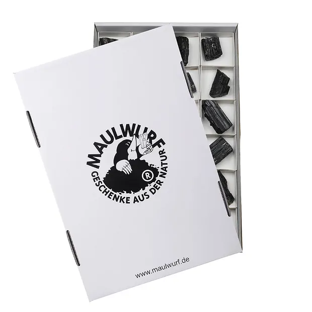 Pierres brutes Schorl (tourmaline noire), 04 - 07cm (24 pcs/UC) | Marco Schreier