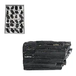 0913802024 Tourmaline (black) rough stones, 04 - 07cm (24 pcs./ PU) | Marco Schreier