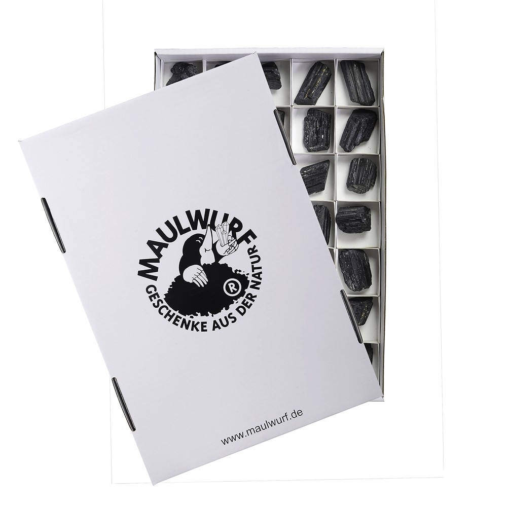 Piedras en bruto Turmalina negra, 05cm (35 unid./VE) | Marco Schreier