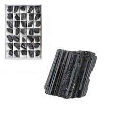 0913802035 Piedras en bruto Turmalina negra, 05cm (35 unid./VE) | Marco Schreier