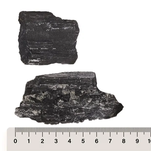 Tourmaline (black) rough stones B, 05 - 08cm (12 pcs./ PU) | Marco Schreier