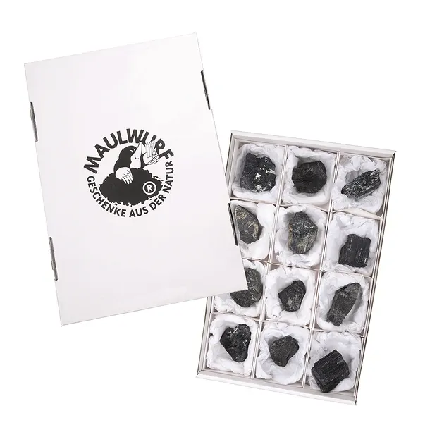 Pietre grezze Schorl B, 05 - 08 cm (12 pz./ UC) | Marco Schreier