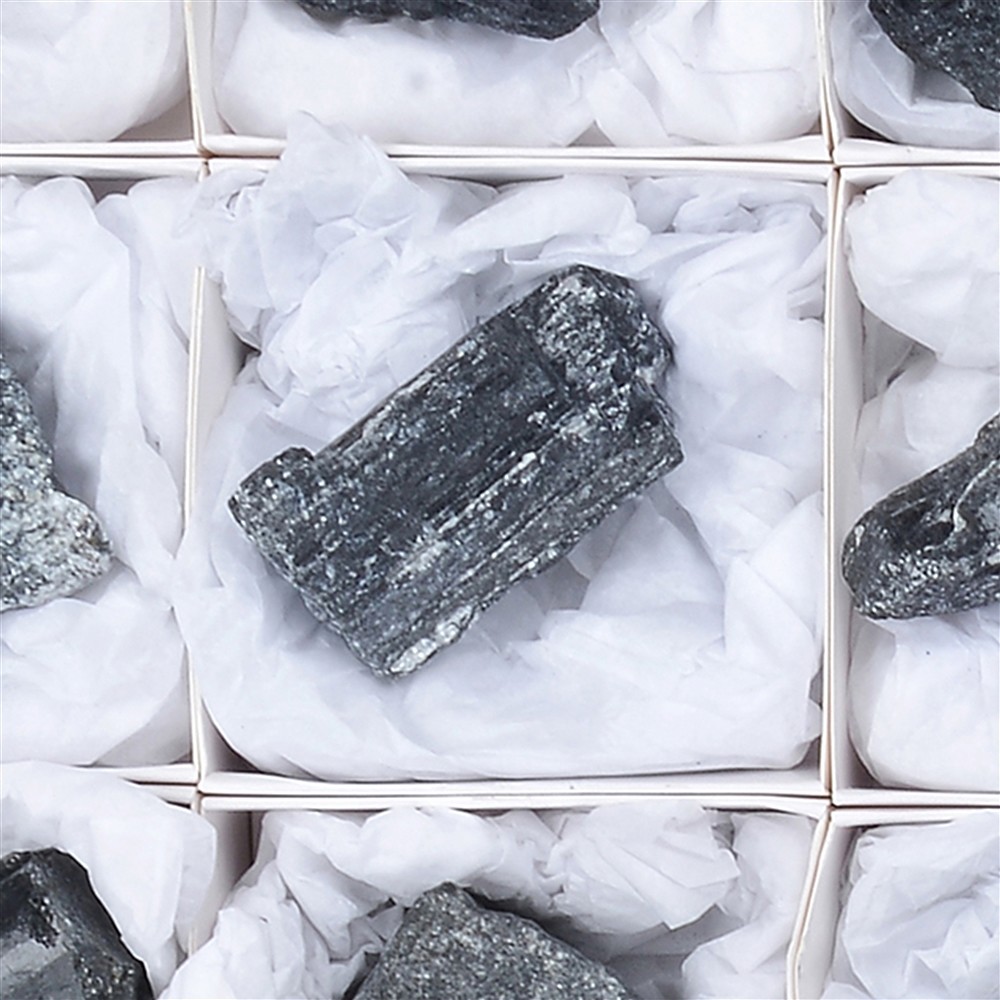 Rohsteine Schörl B, 04 - 05cm (24 St./VE) | GH Edelsteine, Heilsteine & Schmuck