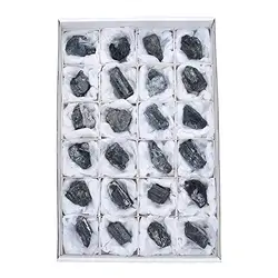 0913802224 Tourmaline (black) rough stones B, 04 - 05cm (24 pcs./ PU) | Marco Schreier