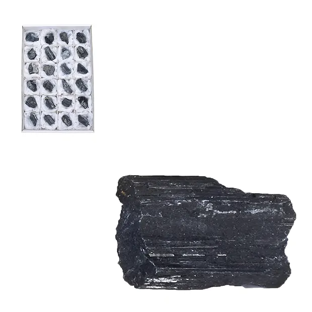 Rohsteine Schörl B, 04 - 05cm (24 St./VE) | GH Edelsteine, Heilsteine & Schmuck