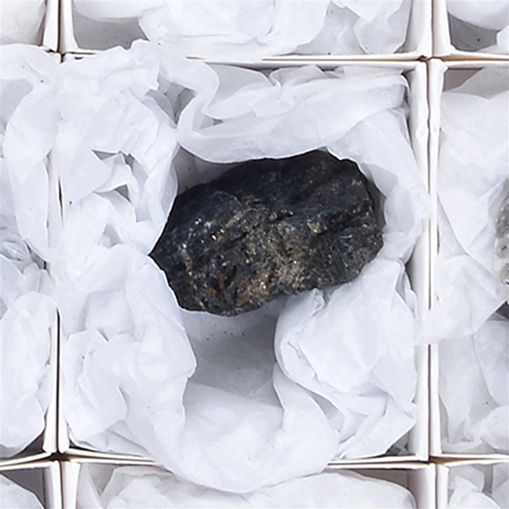 Rohsteine Schörl B, 02 - 04cm (35 St./VE) | GH Edelsteine, Heilsteine & Schmuck