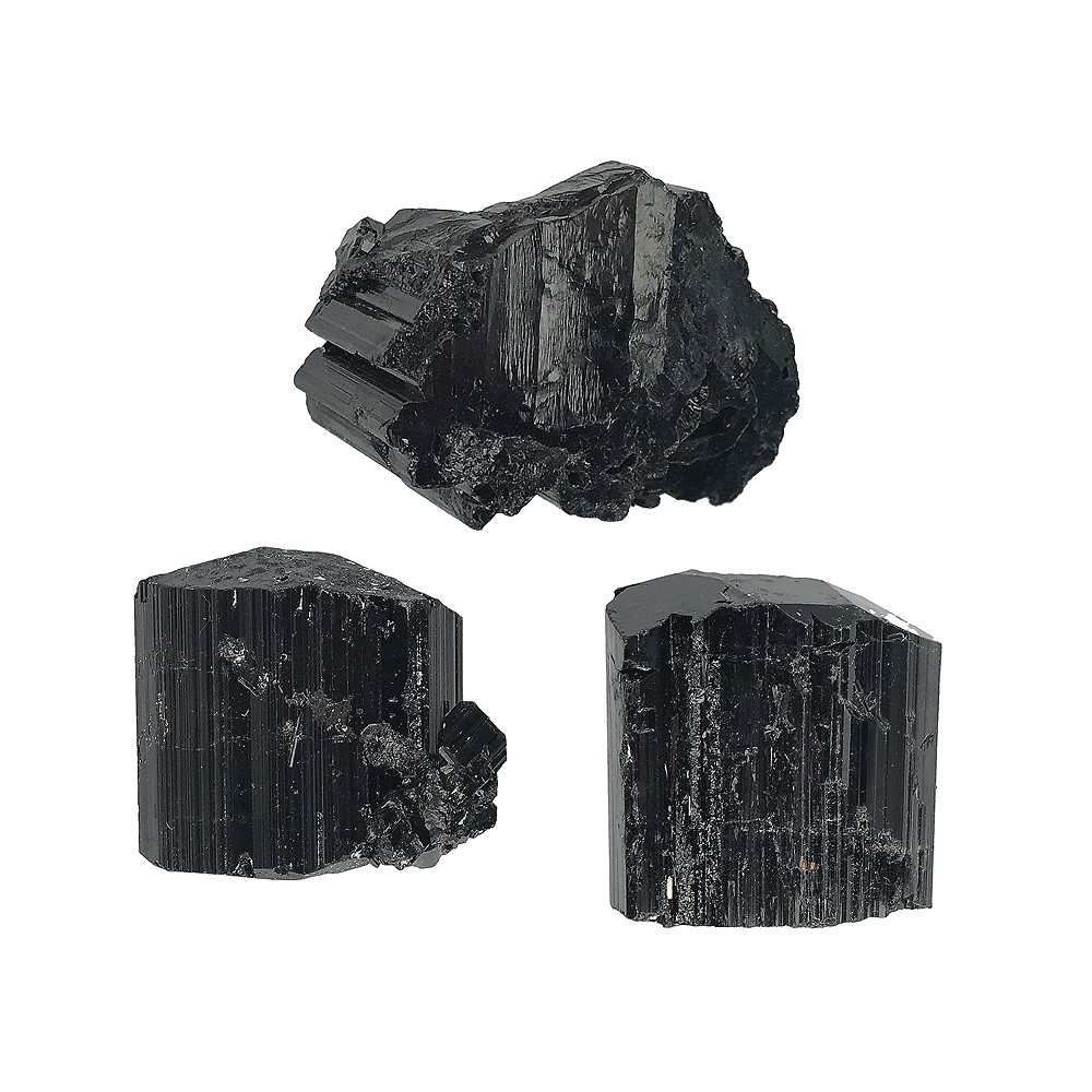 Tourmaline (black) rough stones, 120-150g | wholesaler gems & healing stones