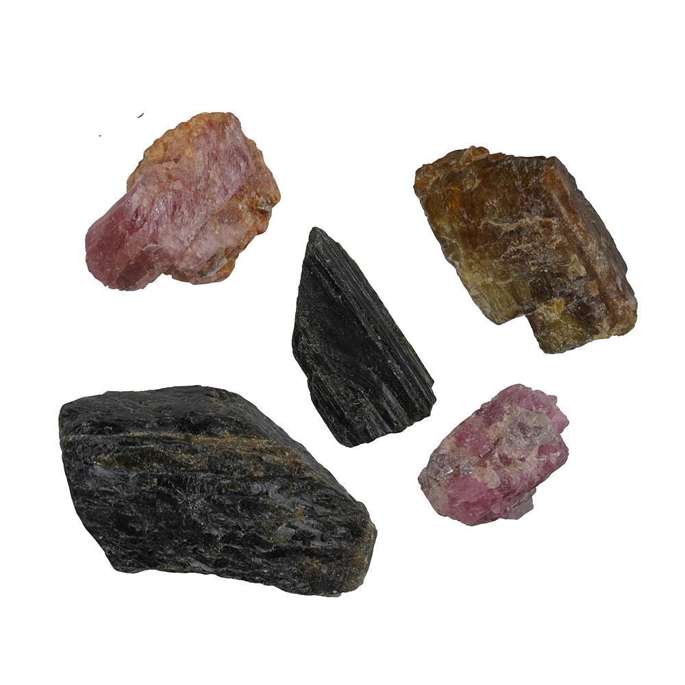 Morceaux bruts de tourmaline, 0,7 - 2,0cm (100g/UC) | Marco Schreier