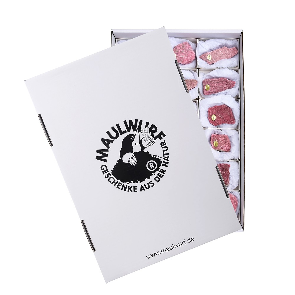 Pierres brutes Thulite, 05 - 08cm (18 pcs/UV) | Marco Schreier