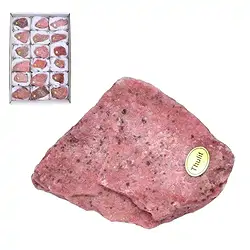 0919002018 Pierres brutes Thulite, 05 - 08cm (18 pcs/UV) | Marco Schreier