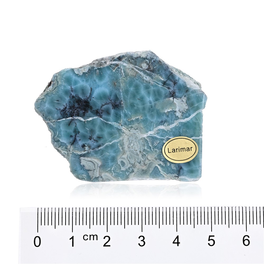 Taglio di Larimar, 04 - 05 cm (35 pz./UC) | grossista gemme e pietre curative