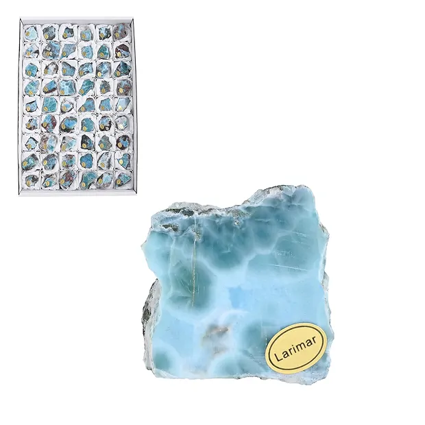 Anschliffe Larimar, 03 - 04cm (54 St./VE) | GH Edelsteine, Heilsteine & Schmuck