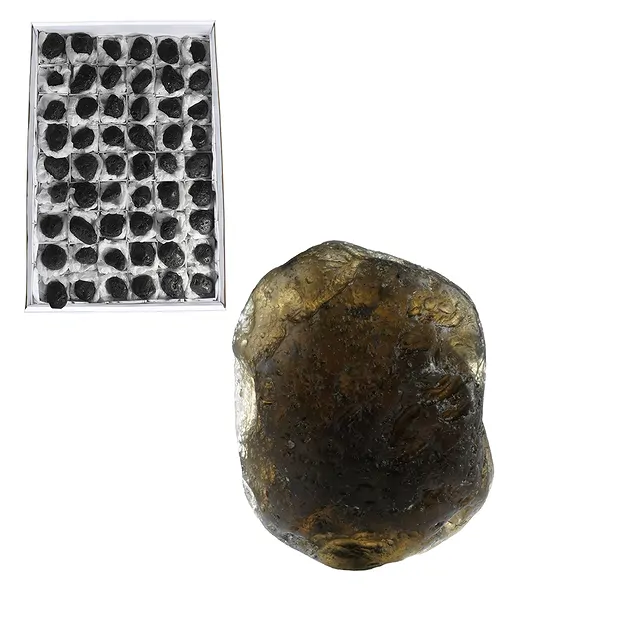Rohsteine Tektit (Agni Manitit), 3,5 - 5,0cm (54 St./VE) | Marco Schreier