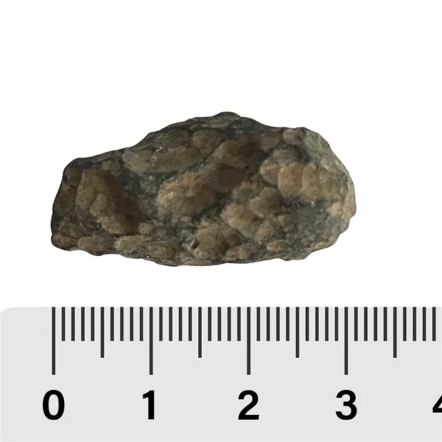Tektite with insert in pouch, 3.0cm | wholesaler gems, healing stones & jewelry
