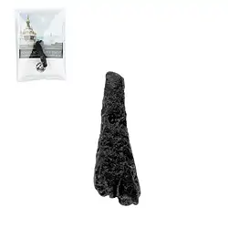 0921602001 Tektite with insert in pouch, 4.5 cm | wholesaler gems, healing stones & jewelry