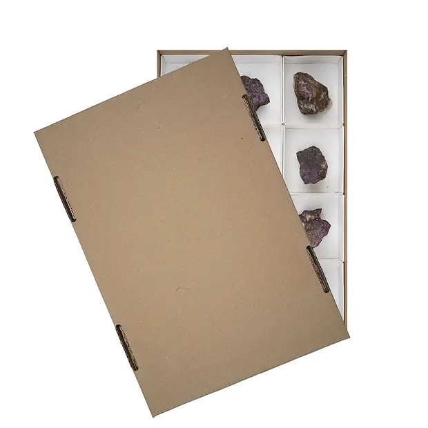 Pierres brutes Purpurite, 05,5 - 07,5cm (12 pcs/UV) | Marco Schreier