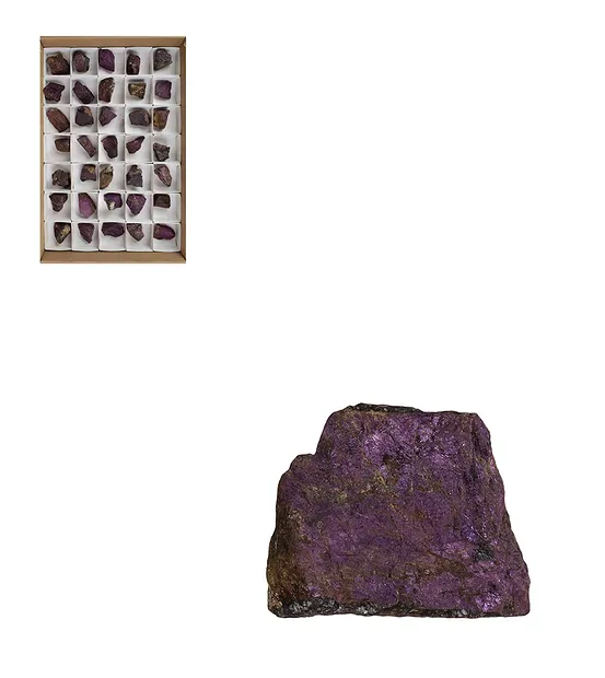 Rohsteine Purpurit, 04 - 05cm (35 St./VE) | GH Edelsteine, Heilsteine & Schmuck