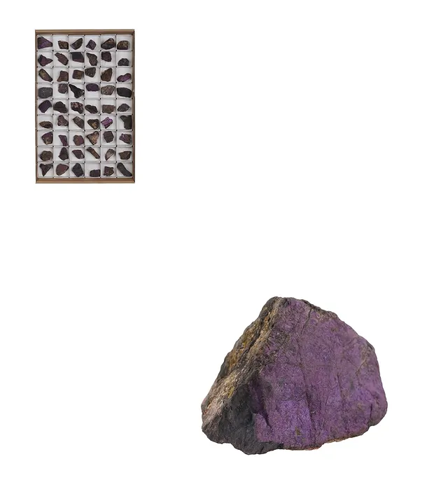 Rohsteine Purpurit, 02 - 04cm (54 St./VE) | GH Edelsteine, Heilsteine & Schmuck