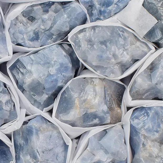 Pierres brutes Calcite (bleue), 03,5 - 04,5cm (4kg/UC) | Marco Schreier