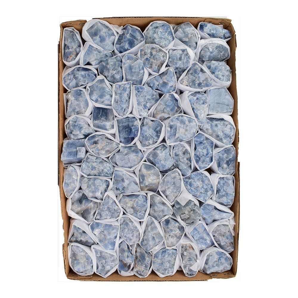 Rohsteine Calcit (blau), 03,5 - 04,5cm (4kg/VE) | Marco Schreier