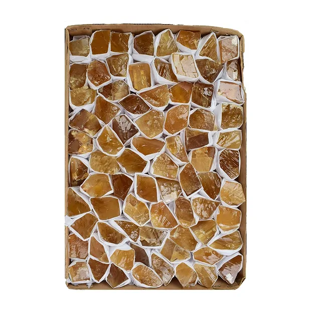Pietre grezze di calcite (cognac), 03,5 - 04,5 cm (circa 4 kg/VE) | Marco Schreier