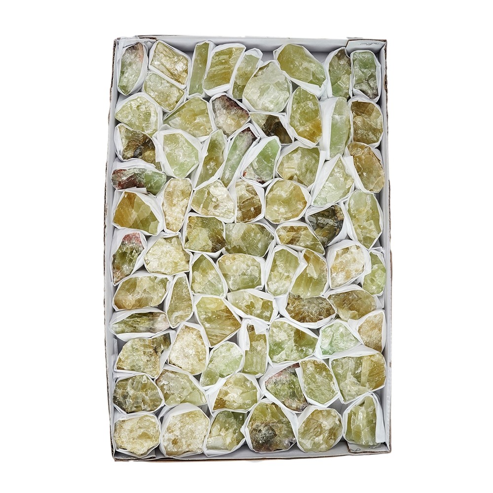 Rohsteine Calcit  (grün), 03,5 - 04,5cm (4kg/VE) | Marco Schreier