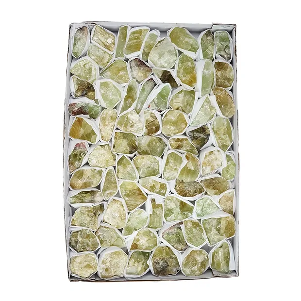 Rohsteine Calcit (grün), 03,5 - 04,5cm (4kg/VE) | Marco Schreier