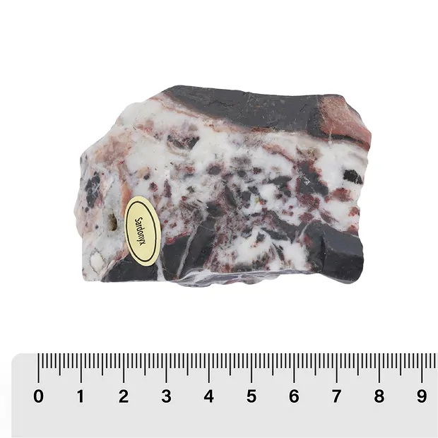 Sardonyx rough stones, 5.0 - 8.5 cm (18 pcs./ PU) | Marco Schreier