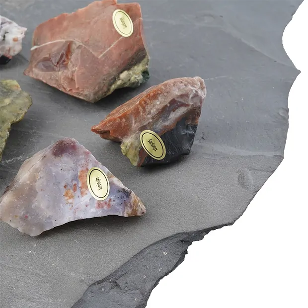 Sardonyx rough stones, 5.0 - 8.5 cm (18 pcs./ PU) | Marco Schreier