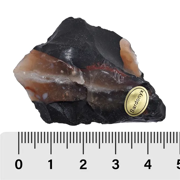 Rohsteine Sardonyx, 04 - 05cm (24 St./VE) | GH Edelsteine, Heilsteine & Schmuck