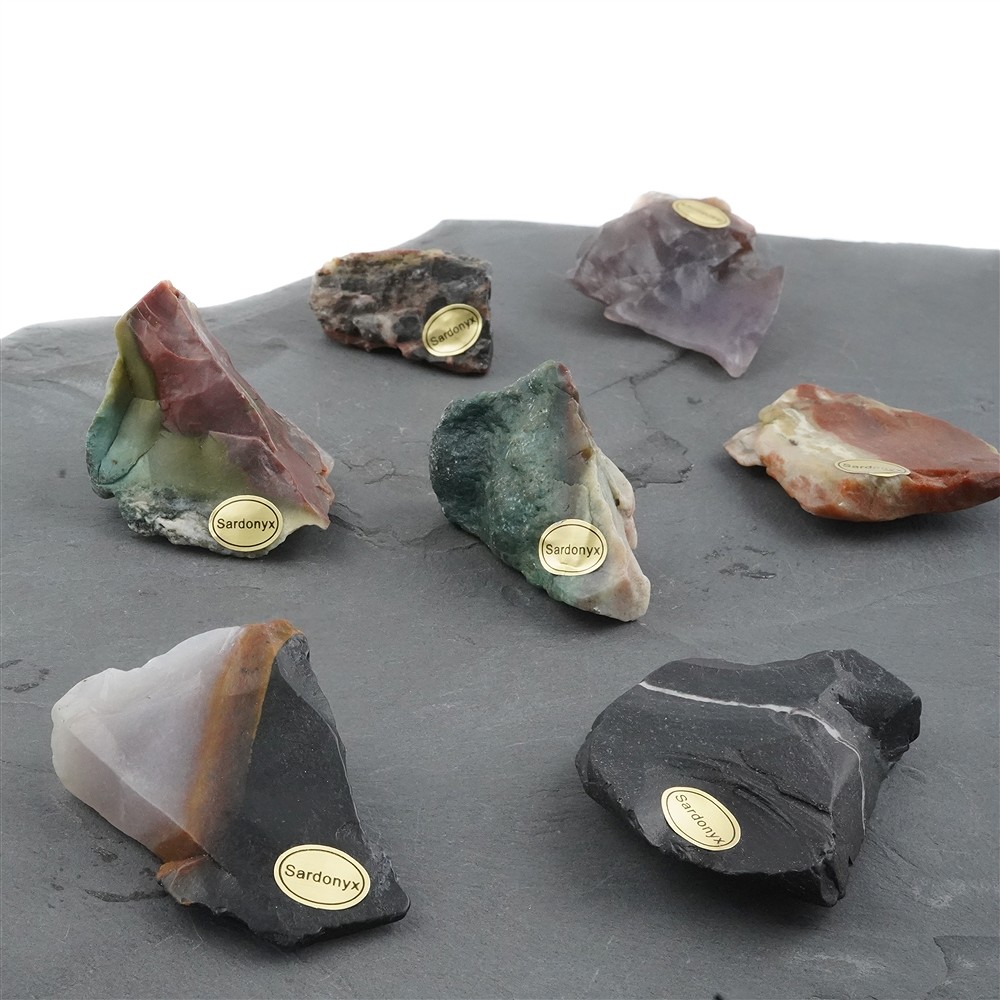 Piedras en bruto Sardonyx, 04 - 05cm (24 unid./VE) | Marco Schreier