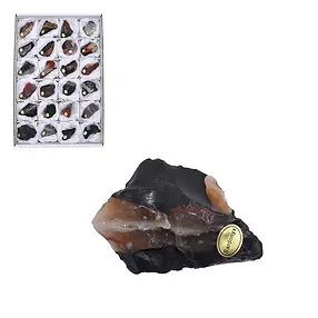 Pierres brutes Sardonyx, 04 - 05cm (24 pcs/UC) | Marco Schreier
