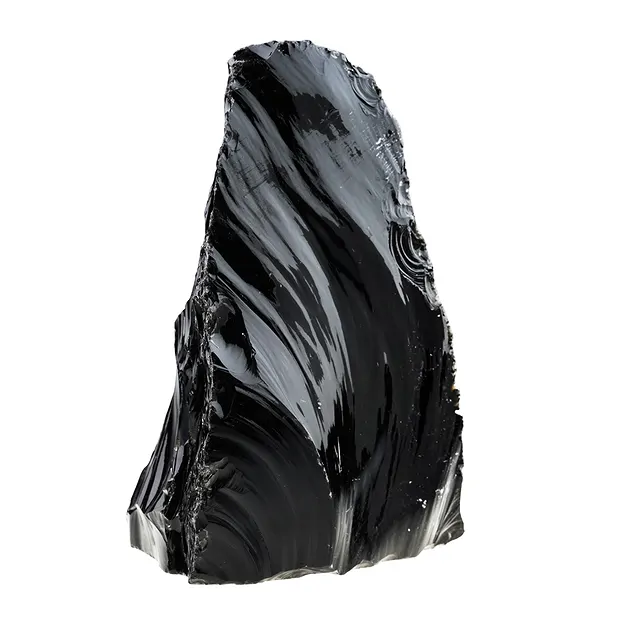 Rough stones Obsidian (black), 3.0 - 5.0kg/h. | wholesaler gems & healing stones