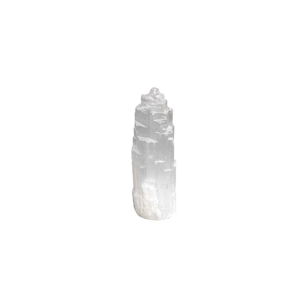 Selenite con base a "torre", 10 cm | Gemme Schreier, pietre curative e gioielli