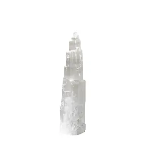 Selenit mit Standfläche, 20cm | Großhändler Edelsteine, Heilsteine & Schmuck