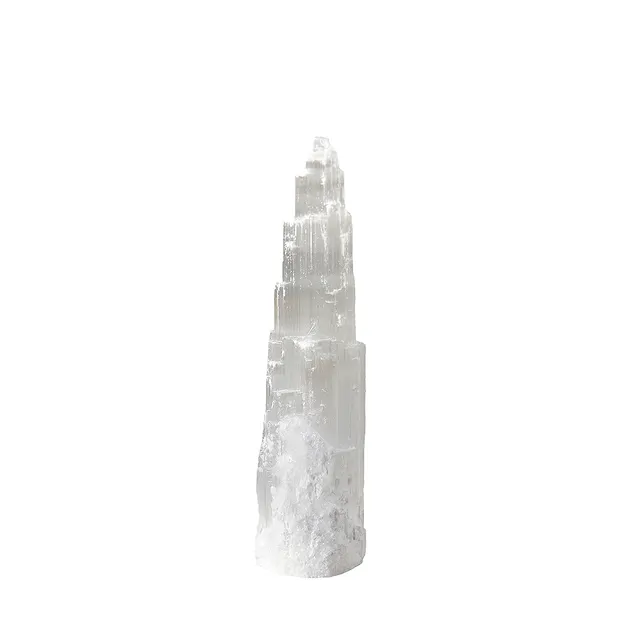 Selenit mit Standfläche, 20cm | Großhändler Edelsteine, Heilsteine & Schmuck