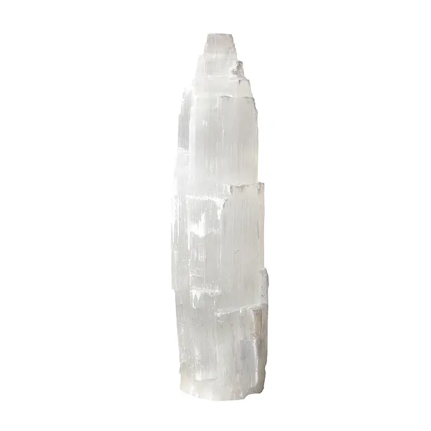 Selenit mit Standfläche, 30cm | Großhändler Edelsteine, Heilsteine & Schmuck