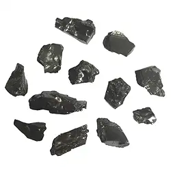 0943202403 Piedras en bruto Shungita (Shungita preciosa), 0,5 - 1,0cm (100g/VE) | Marco Schreier
