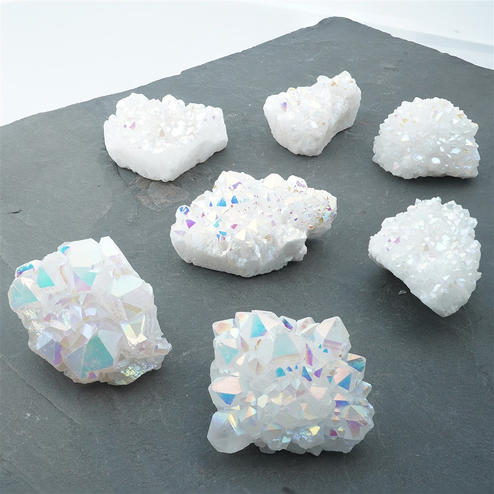 Clusters Angel Aura, 4 - 5cm (15 pc/PU) | wholesaler gems & healing stones
