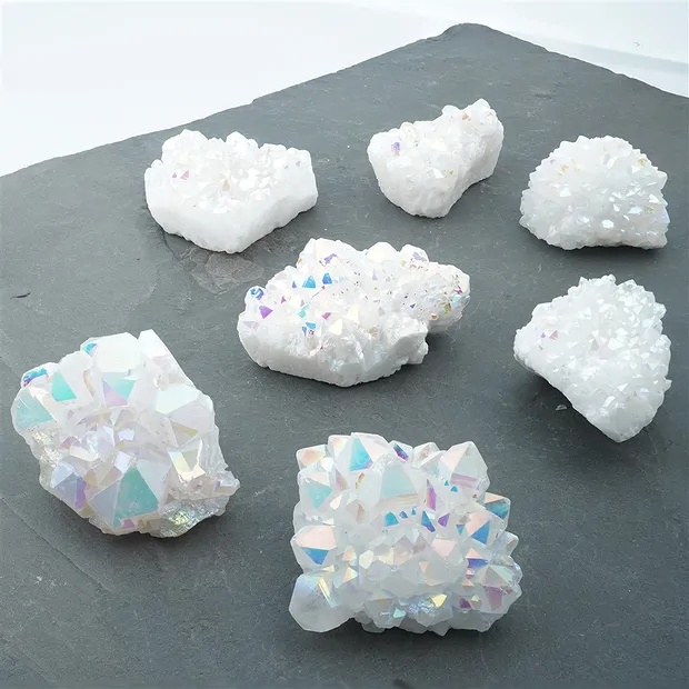 Clusters Angel Aura, 4 - 5cm (15 pc/PU) | wholesaler gems & healing stones
