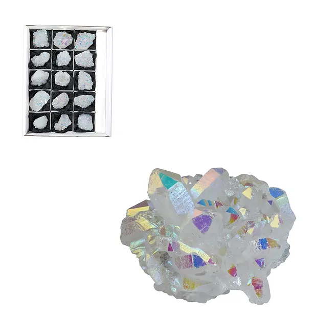 Clusters Angel Aura, 4 - 5cm (15 pc/PU) | wholesaler gems & healing stones
