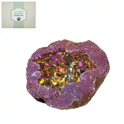 0952102000 Mini flat geodes aura quartz, 3.0 - 4.5 cm (12 - 15 pcs./ PU) | Marco Schreier